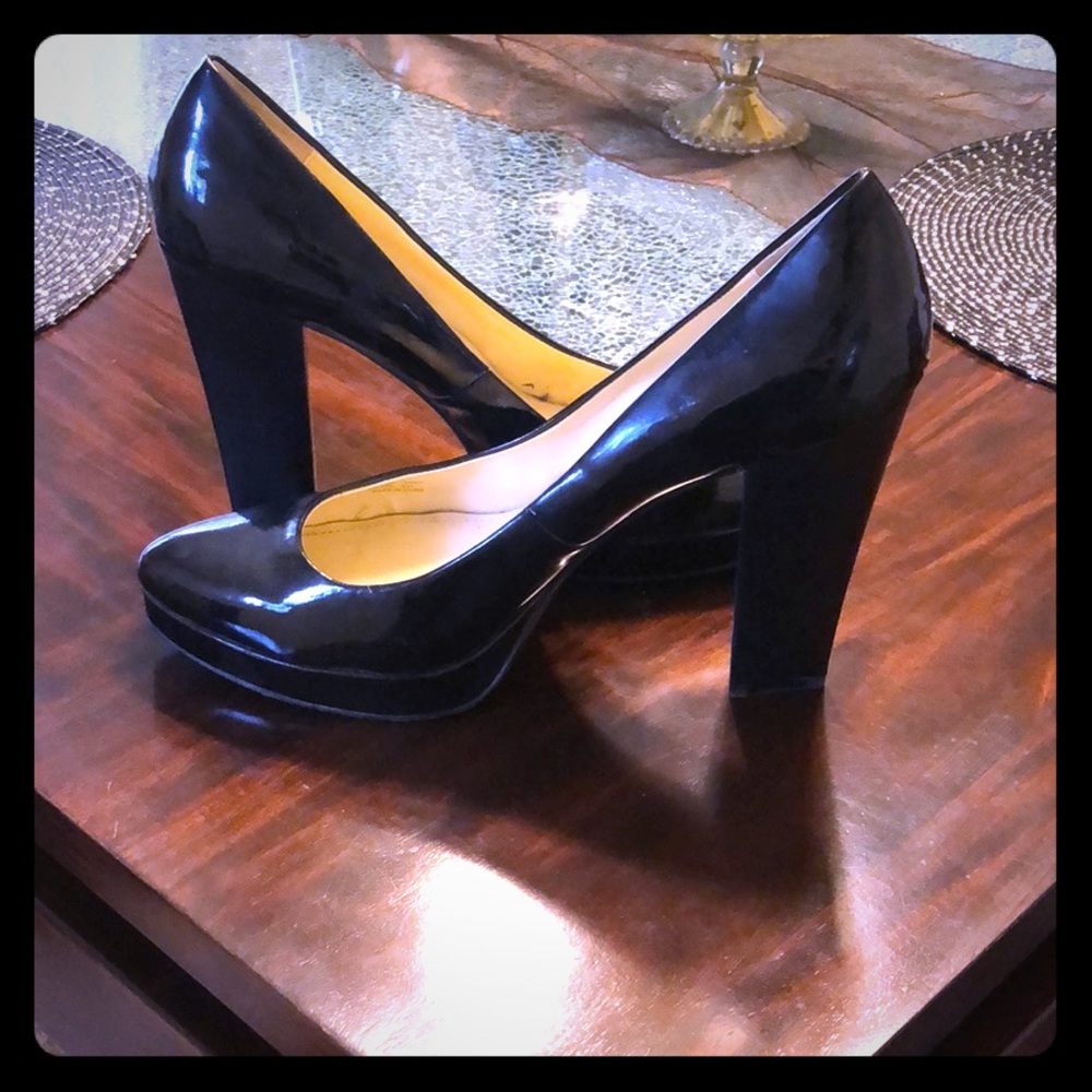 Calvin Klein Black Patent Leather Shoes | 10.5 M